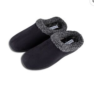 Haggar Men's Open Back Memory Foam Padded Clog Slippers‎ SIZE XL (11-12)